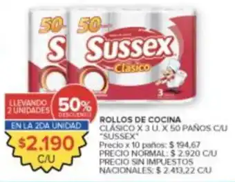 Sussex rollos de cocina clásico