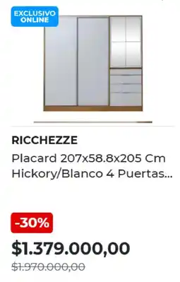 Easy Ricchezze placard 4 puertas oferta