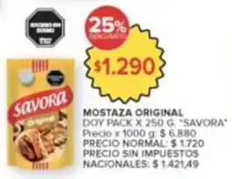 Carrefour Savora mostaza original oferta