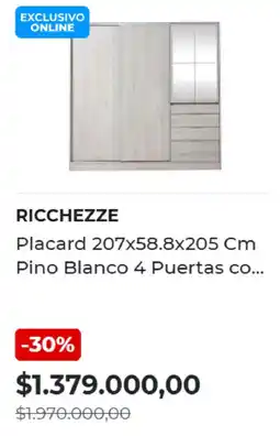 Easy Ricchezze placard 4 puertas oferta