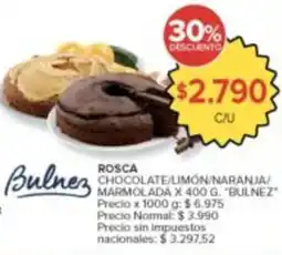 Carrefour Bulnez rosca chocolate/limón/naranja/marmolada oferta