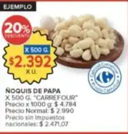 Carrefour Carrefour ñoquis de papa oferta