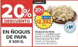Carrefour Carrefour ñoquis de papa oferta