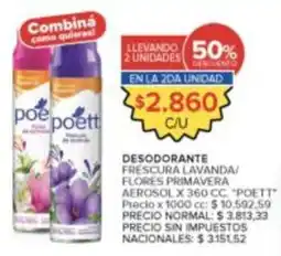 Carrefour Poett desodorante oferta