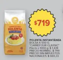 Carrefour Carrefour classic polenta instantánea oferta