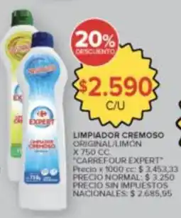 Carrefour Carrefour expert limpiador cremoso oferta