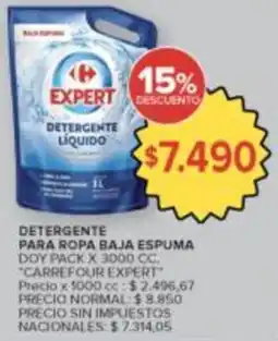 Carrefour Carrefour expert detergente liquido oferta