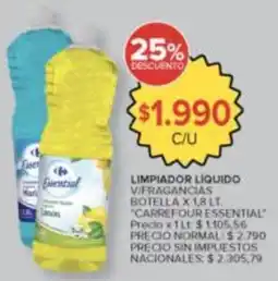Carrefour Carrefour essential limpiador líquido oferta