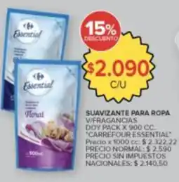 Carrefour Carrefour essential suavizante para ropa v/fragancias oferta