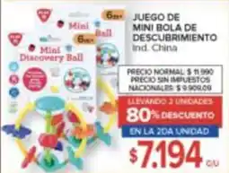 Carrefour Mini discovery ball oferta