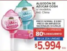 Carrefour Oosh algodón de azúcar oferta