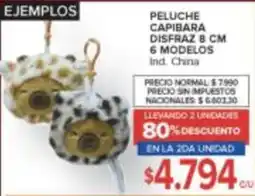 Carrefour Peluche capibara oferta