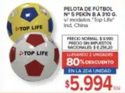 Carrefour Top life pelota de fútbol oferta