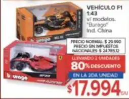 Carrefour Burago vehiculo f1 oferta