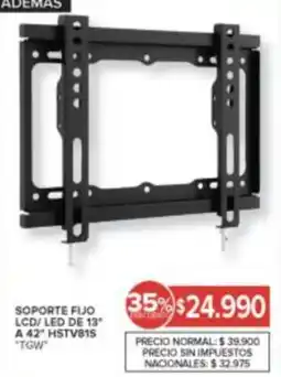 Carrefour Tgw soporte fijo lcd led oferta
