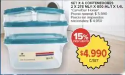 Carrefour Cartefour Home contenedores oferta