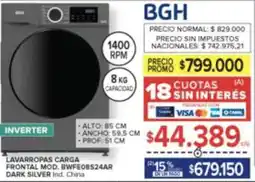 Carrefour Bgh lavarropas carga frontal oferta