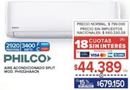 Carrefour Philco aire acondicionado split oferta
