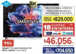 Carrefour Tcl smart tv uhd google tv oferta
