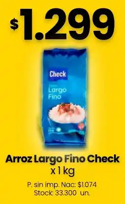 Changomas Check arroz largo fino oferta