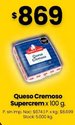 Changomas Supercrem queso cremoso oferta