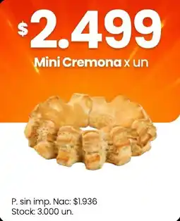Changomas Mini Cremona oferta
