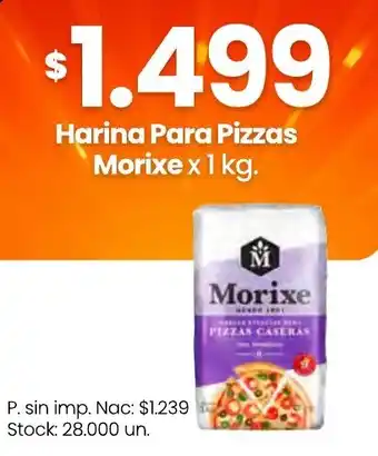 Changomas Morixe harina para pizzas oferta