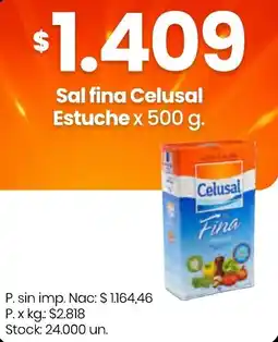 Changomas Celusal sal fina oferta