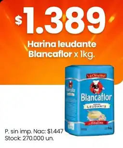 Changomas Blancaflor harina leudante oferta