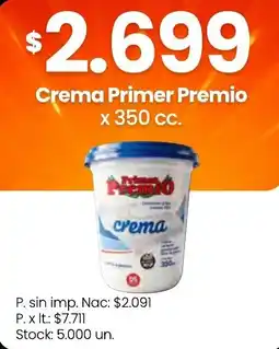 Changomas Premio crema oferta