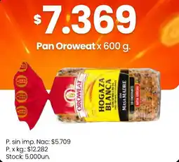 Changomas Oroweat pan oroweat oferta