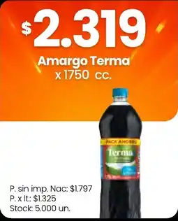 Changomas Amargo terma oferta