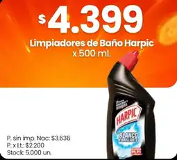 Changomas Harpic limpiadores de baño oferta