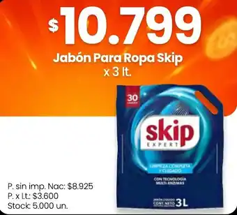 Changomas Skip jabón para ropa oferta