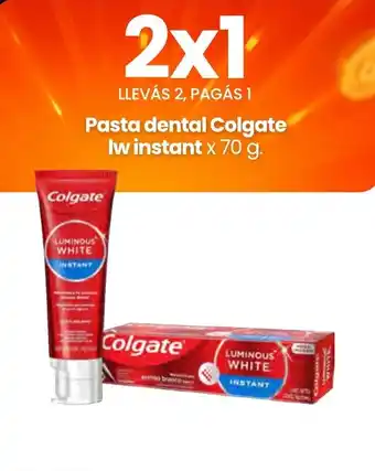 Changomas Colgate pasta dental luminous white instant oferta