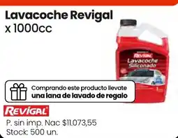 Changomas Revigal lavacoche oferta