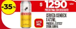 Supermercados DIA Isenbeck cerveza oferta