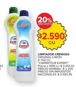 Carrefour Express Expert limpiador cremoso oferta