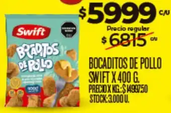 Supermercados DIA Swift bocaditos de pollo oferta