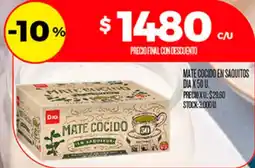 Supermercados DIA Dia mate cocido en saquitos oferta