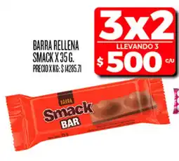 Supermercados DIA Smack bar oferta