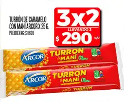 Supermercados DIA Arcor turron mani oferta
