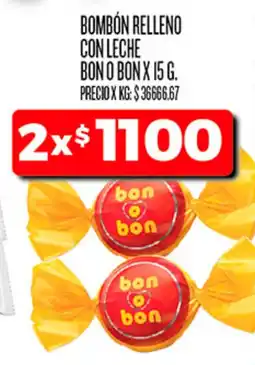 Supermercados DIA Bon o bon bombón relleno con leche oferta