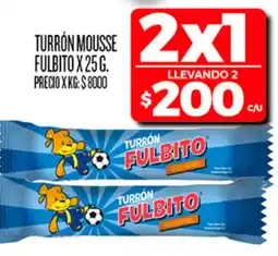 Supermercados DIA Fulbito turrón mousse oferta