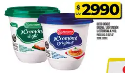 Supermercados DIA La serenisima queso untable original / light cremón oferta