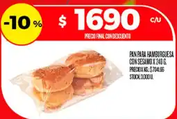 Supermercados DIA Pan para hamburguesa con sesamo oferta