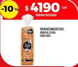 Supermercados DIA Pan blanco familiar oferta