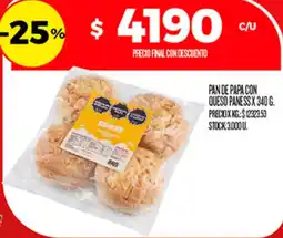 Supermercados DIA Paness pan de papa con queso oferta
