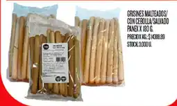 Supermercados DIA Panex grisines malteados/con cebolla/salvado oferta