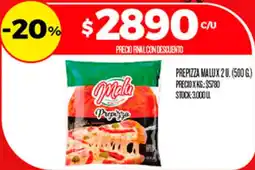 Supermercados DIA Malu prepizza oferta